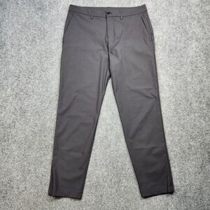 Lululemon ABC Pants Mens 33 Black Stretch Golf Chino Dress Casual Warpstream